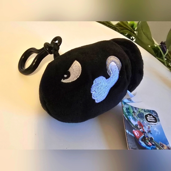 Mario Kart, Bullet Bill, Small Plush Keychain - Picture 3 of 9